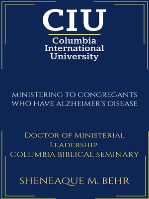 cover image of Ministering to Congregants Who Have Alzheimer’s Disease